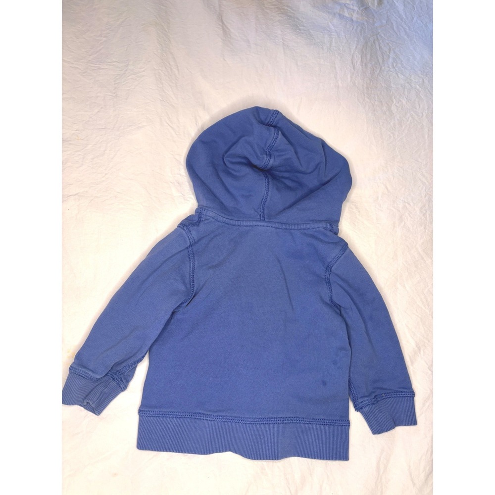Hanna Andersson Zip Hoodie Cotton Minimal Everyday Play Cozy Size 18-24M - Picture 4 of 4